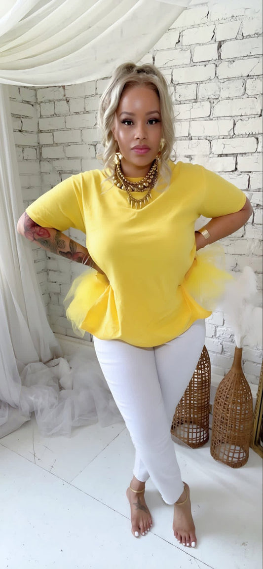 FANCY TEE | YELLOW