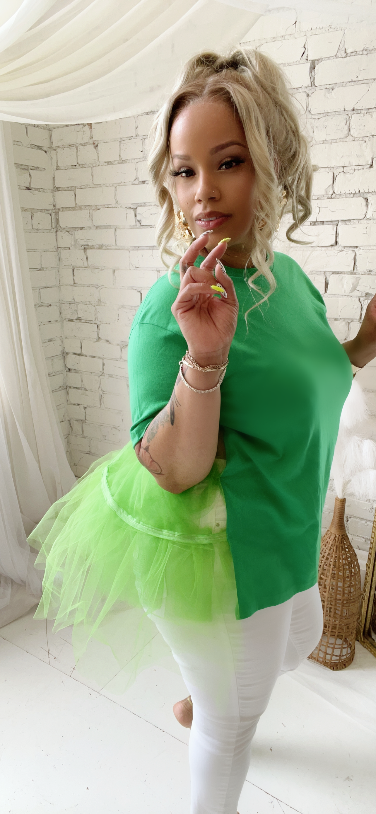 FANCY TEE | GREEN