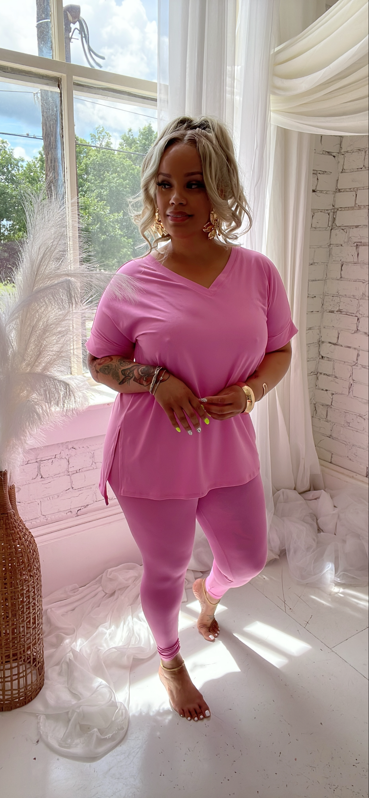 Homebody Set- Candy Pink