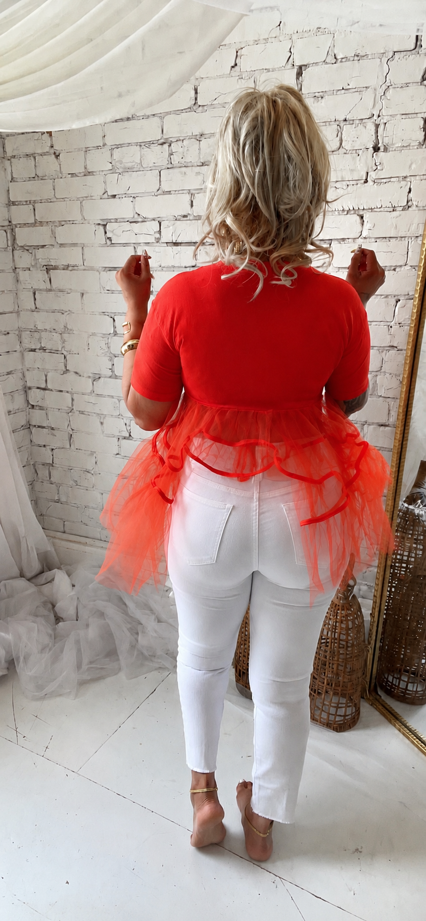 FANCY TEE | ORANGE