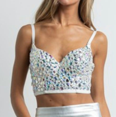 Galaxy Bustier Top