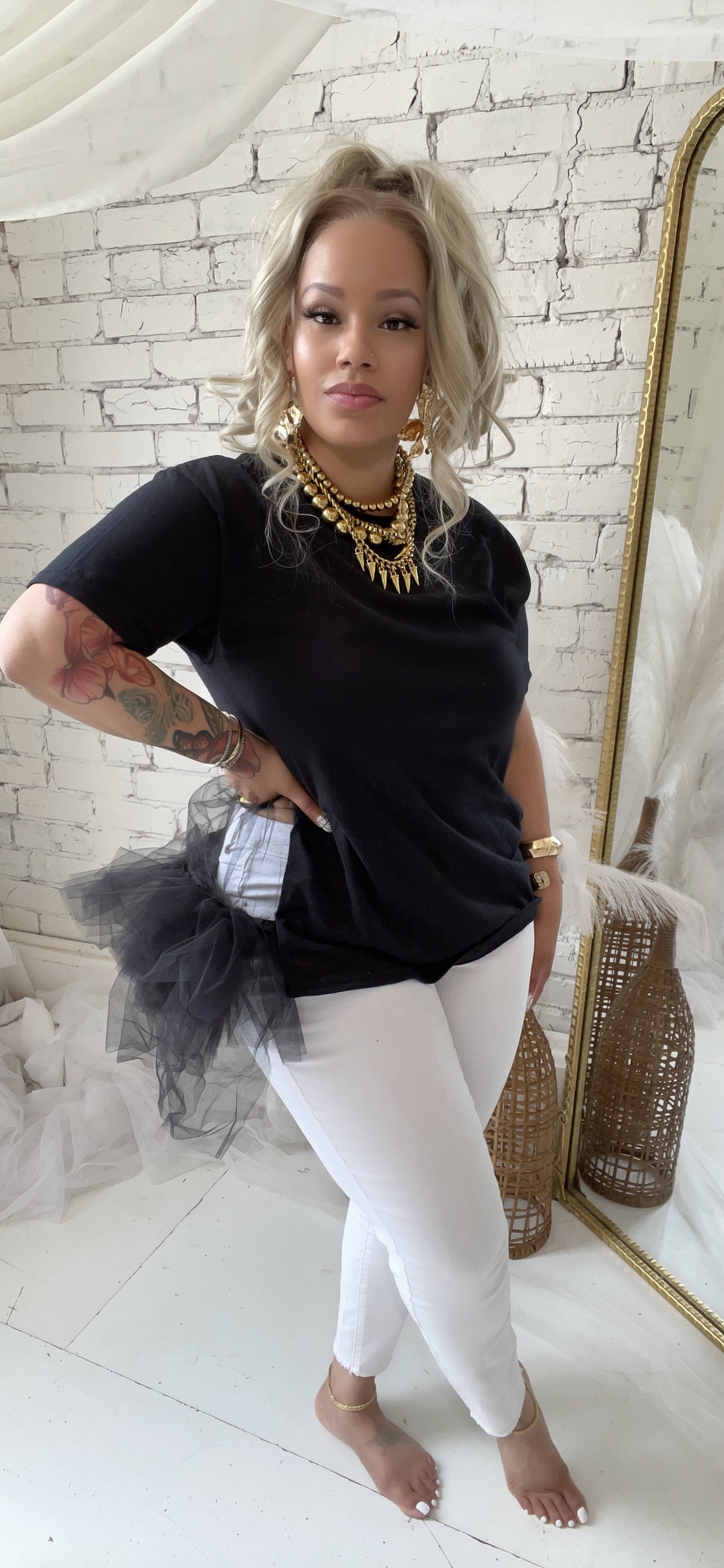 FANCY TEE | BLACK